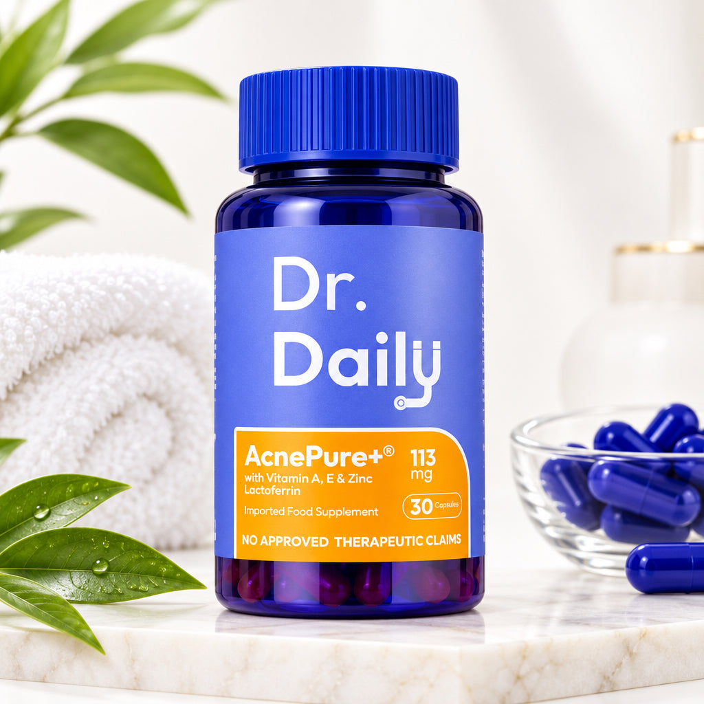 DR DAILY ACNE PURE WITH VITAMIN A , E & ZINC 30 CAPSULES