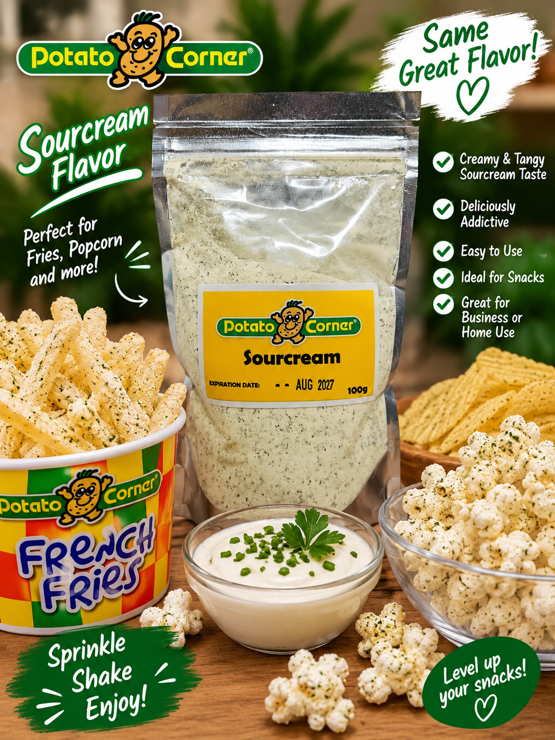 Potato Corner Sourcream Flavor