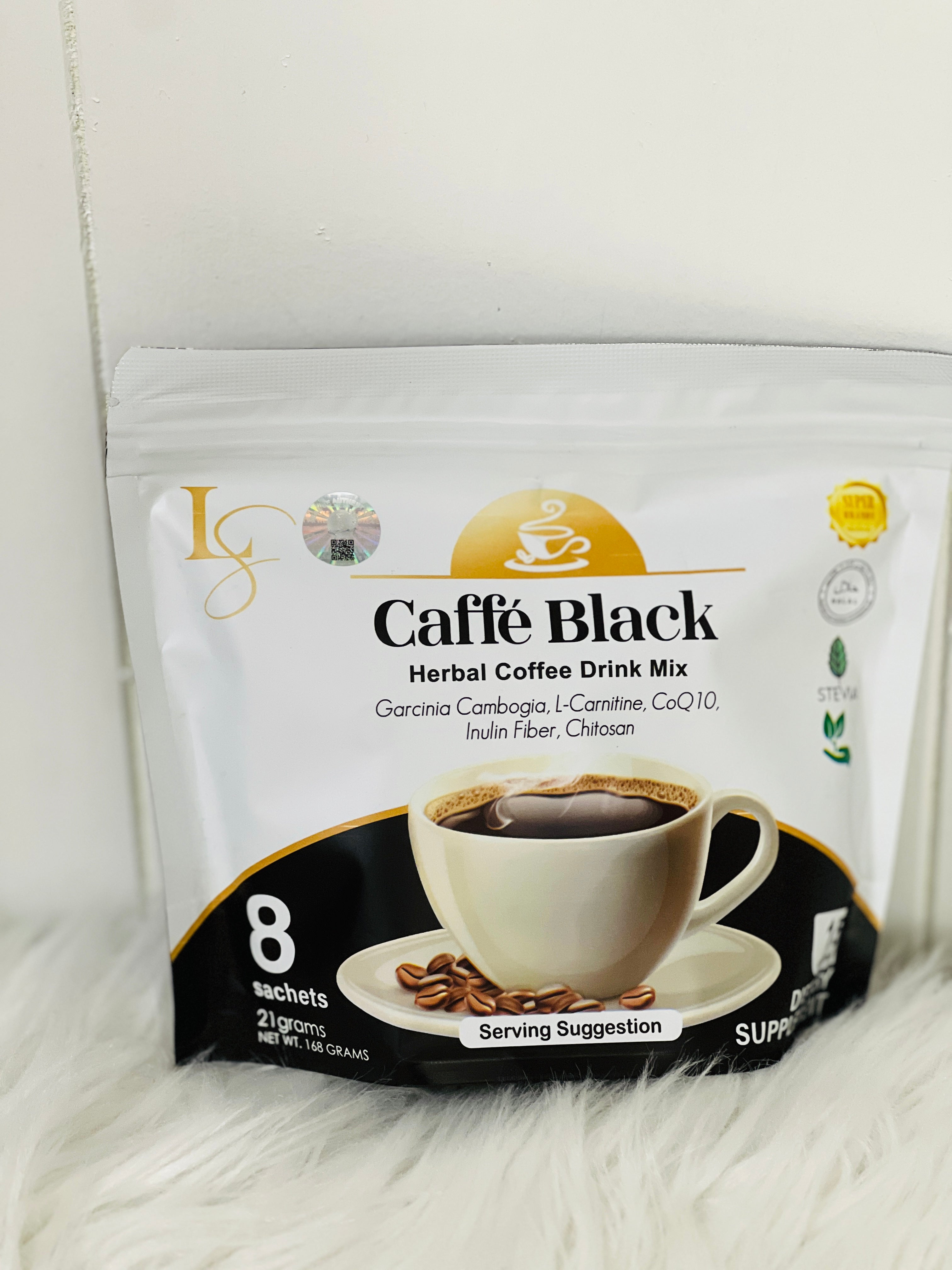 Luxe Slim Caffe Black 8 Sachets