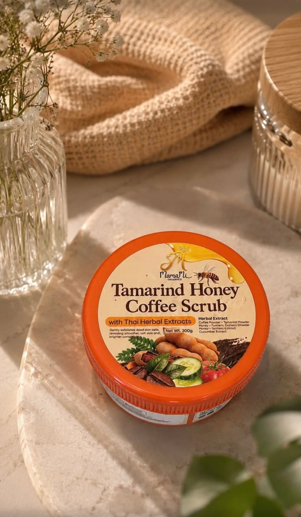 MamaMi Tamarind Honey Coffee Scrub 300g