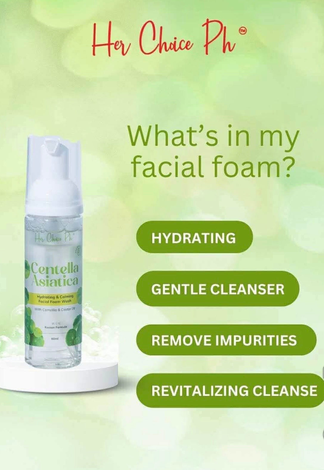 Her Choice Ph Centella Asiatica Premium Repair Set