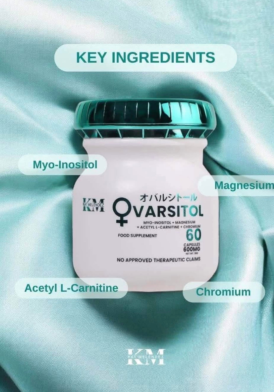 OVARSITOL SUPPLEMENT 60 CAPSULES BY KATH MELENDEZ