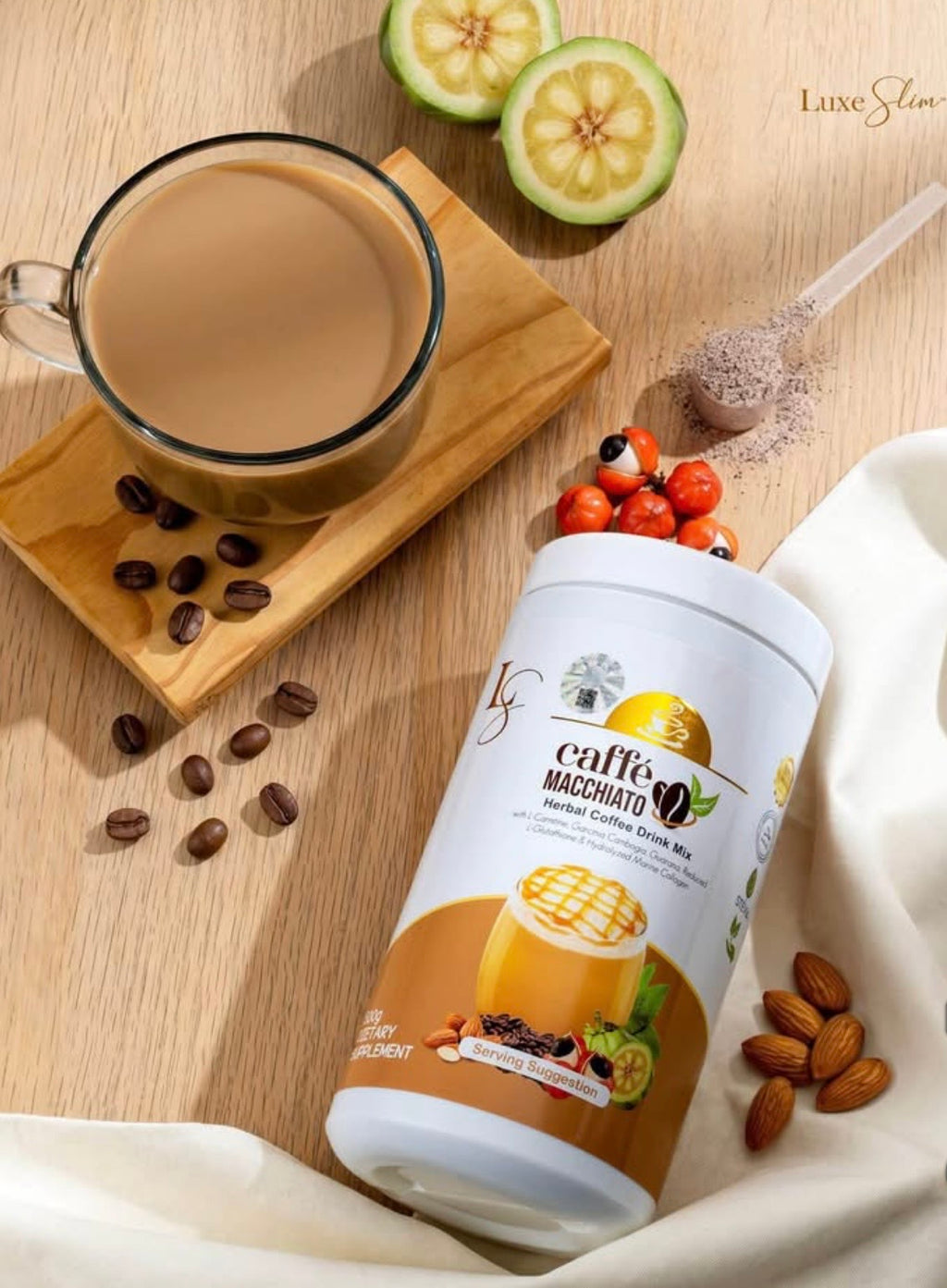 Luxe Slim Macchiato Coffee Tub 500g