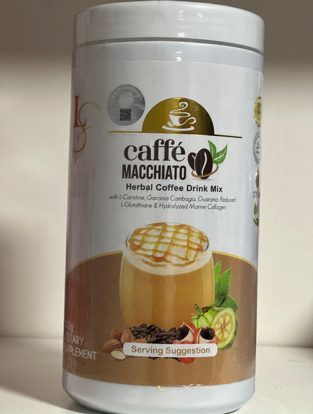 Luxe Slim Macchiato Coffee Tub 500g