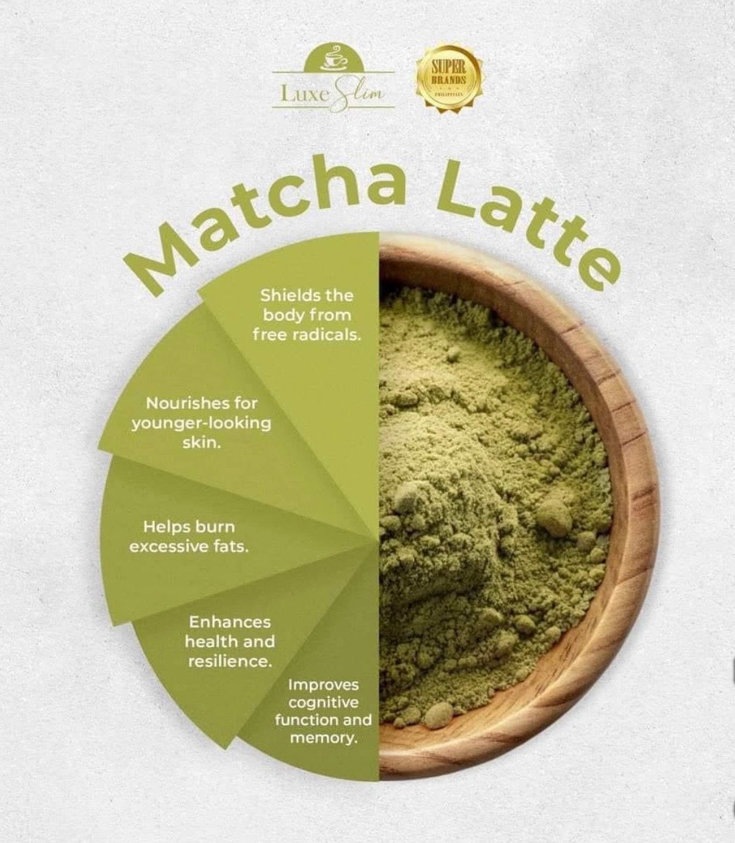 Luxe Slim Matcha Detoxy Coffee Tub 500g