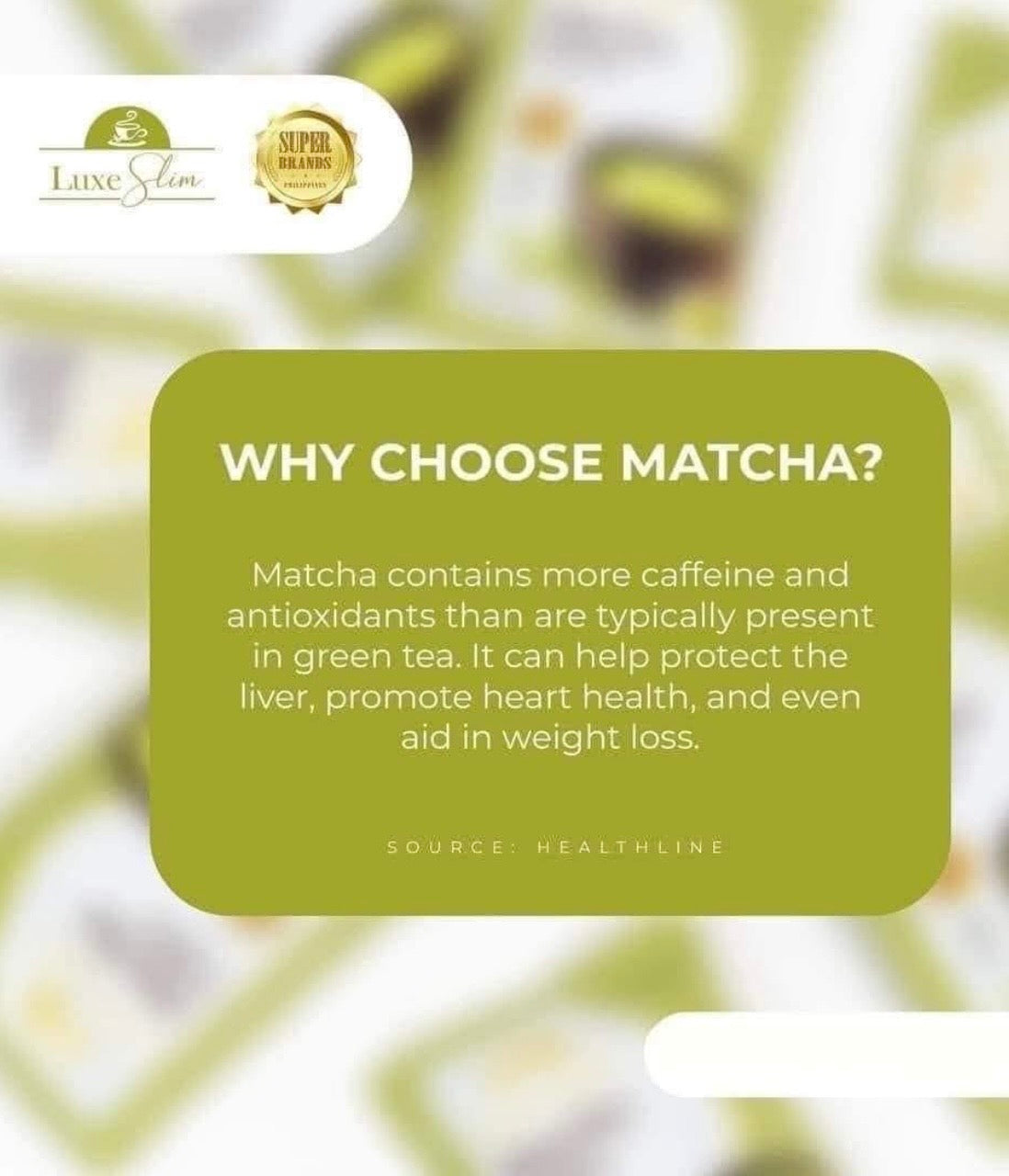 Luxe Slim Matcha Detoxy Coffee Tub 500g