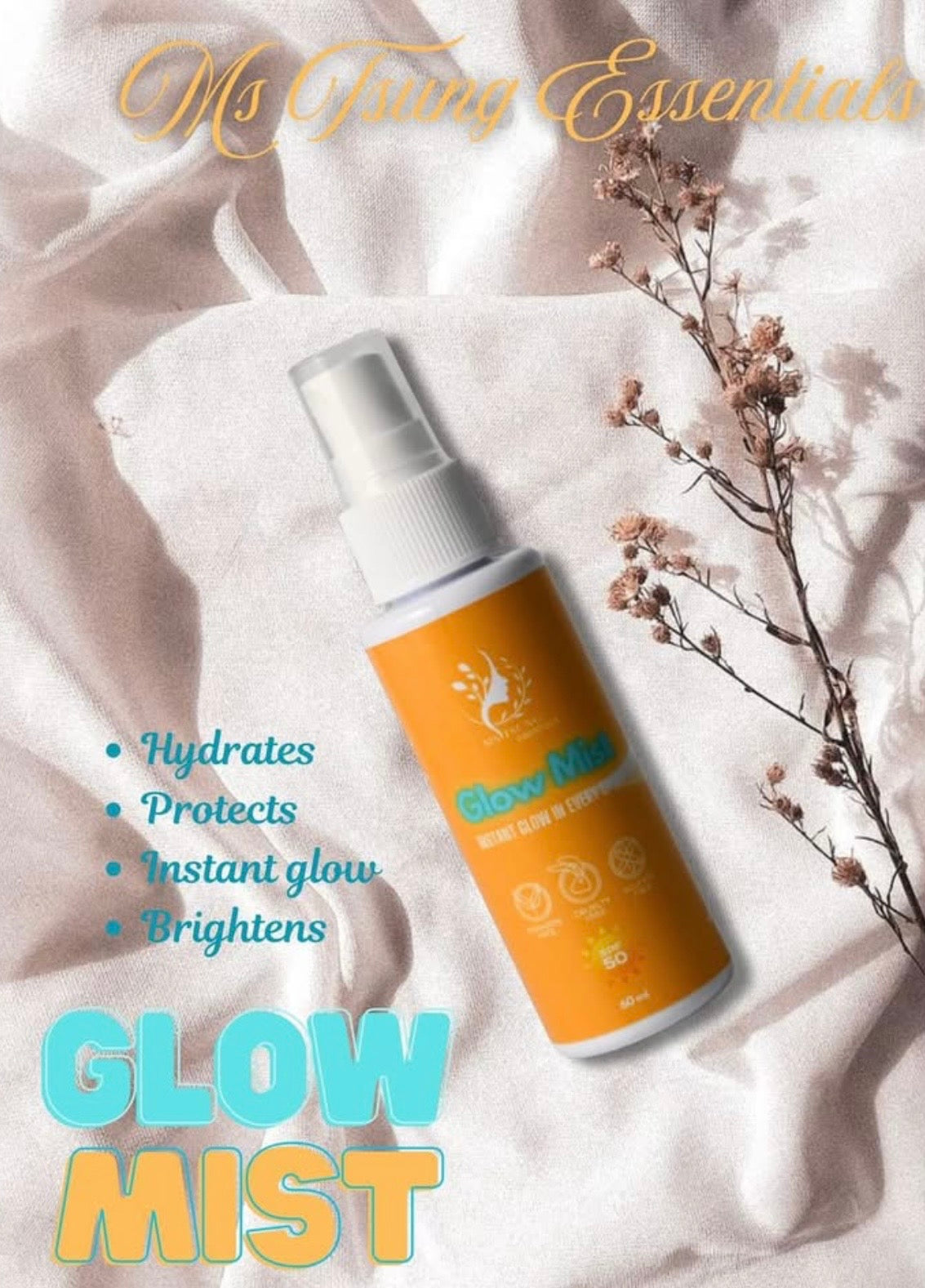 Ms. Tsung Glow Mist SPF 50 - 60ml