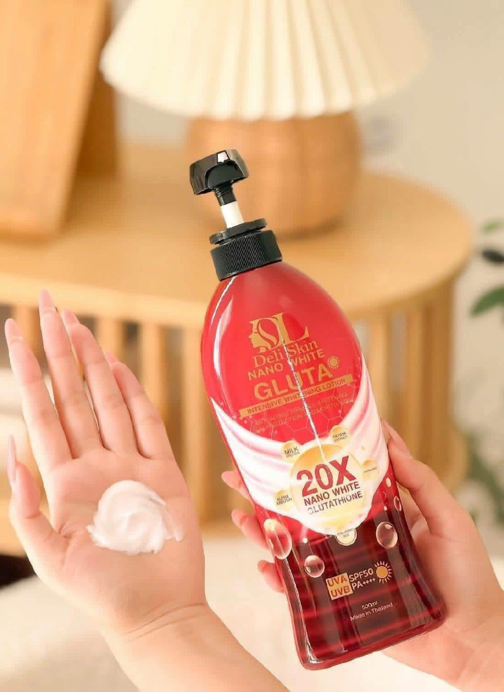Deli Skin 20X Nano White Glutathione SPF 50 PA+++ 500ml