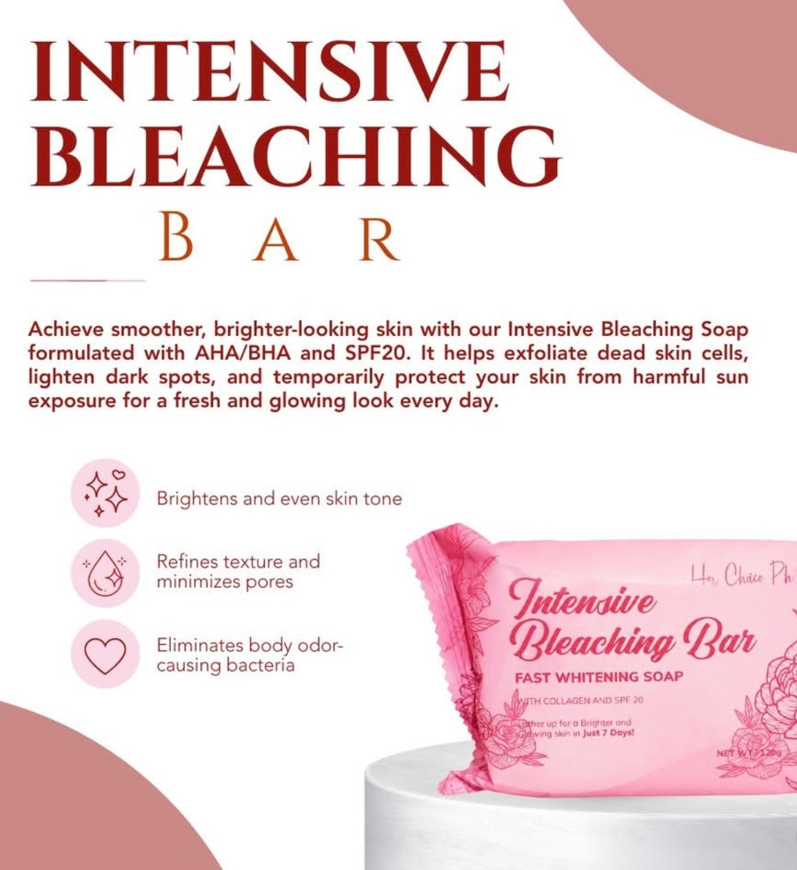 Her Choice Intensive Bleaching Bar Soap 120g