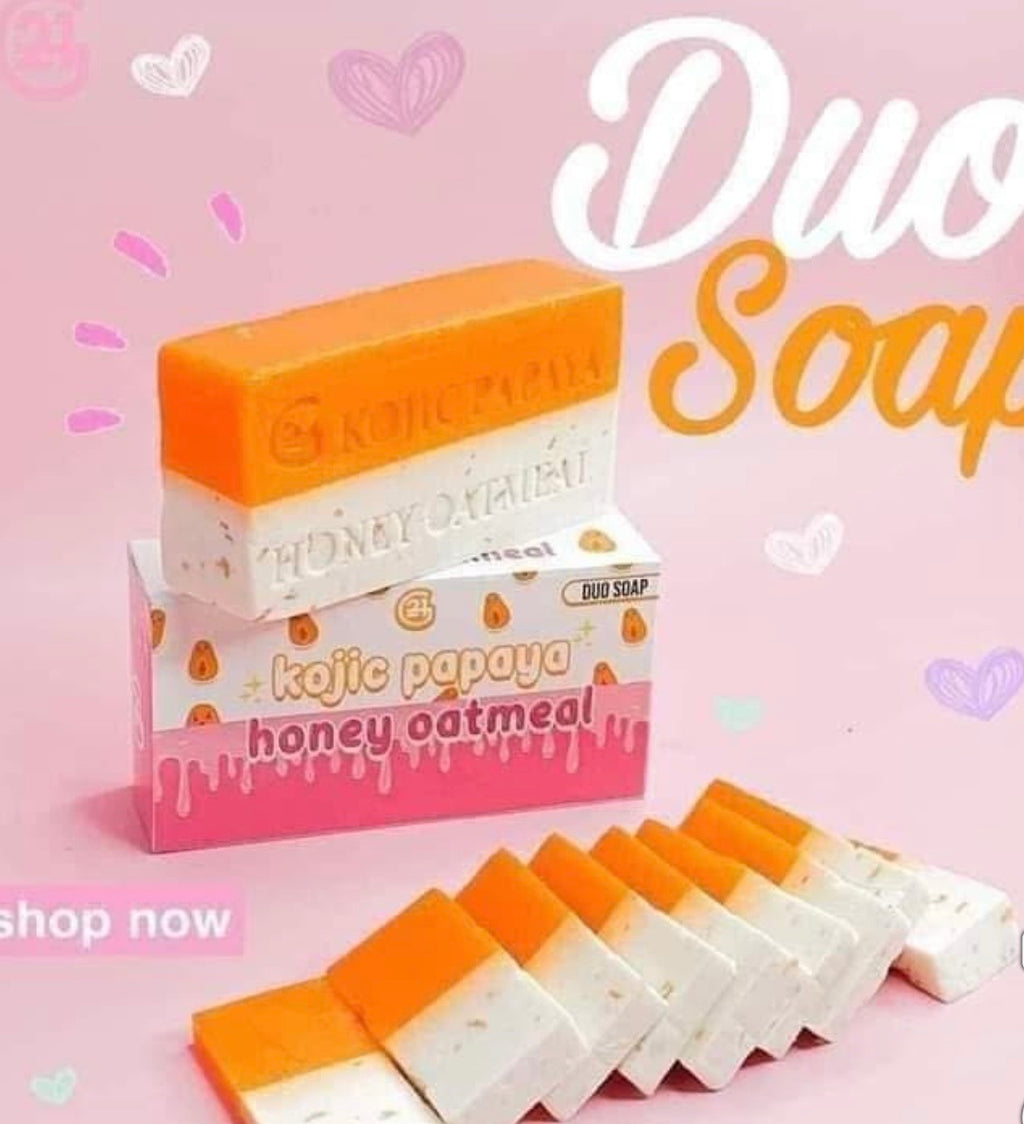 G21 Kojic Papaya Honey Oatmeal Duo Soap