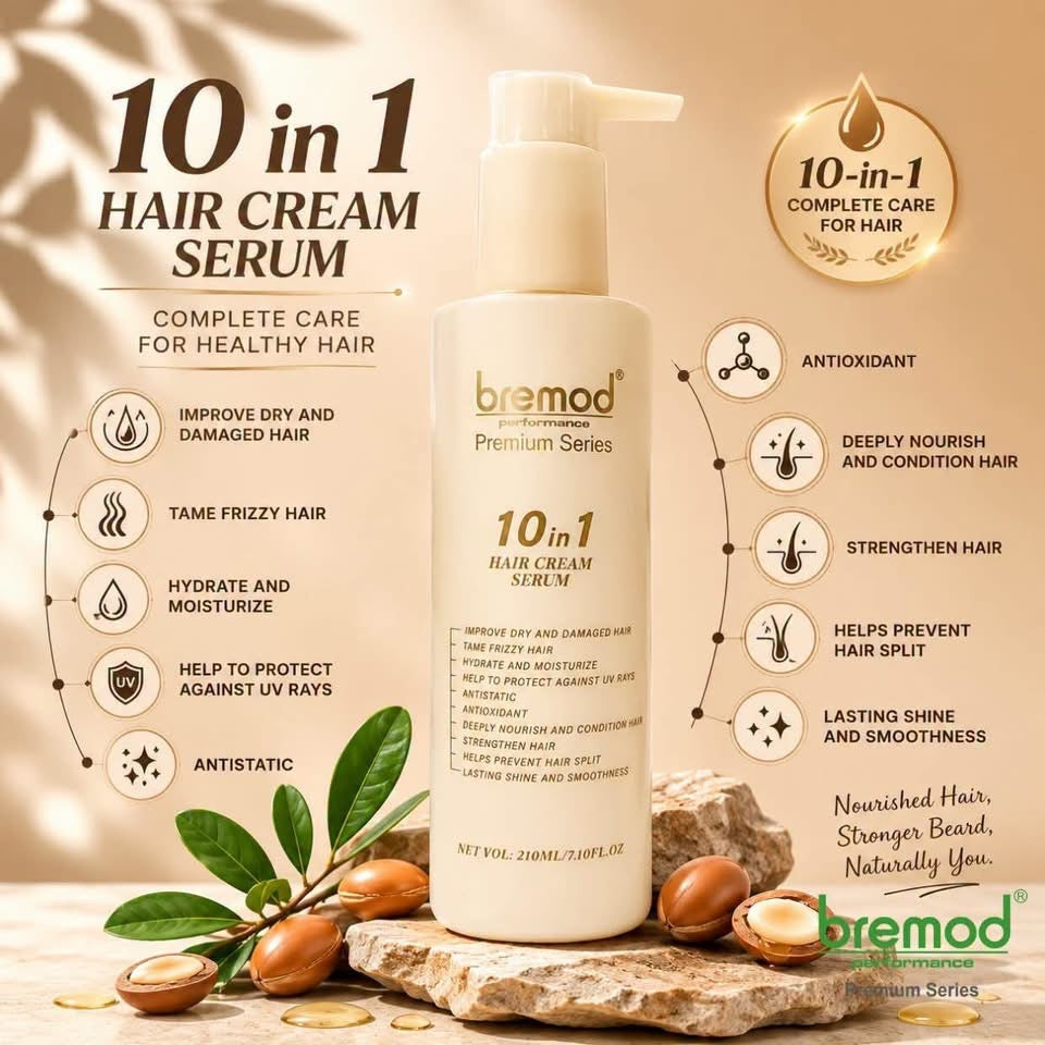 Bremod 10 in 1 Hair Cream Serum 210ml