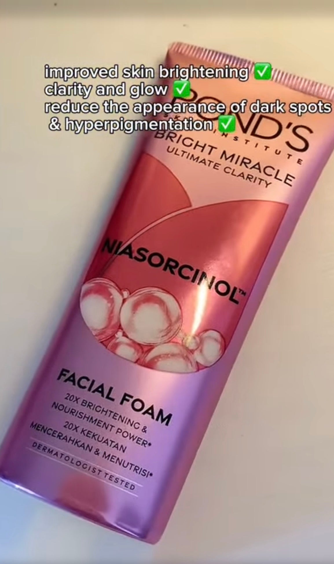 Ponds Bright Miracle Ultimate Clarity Facial Foam 100g