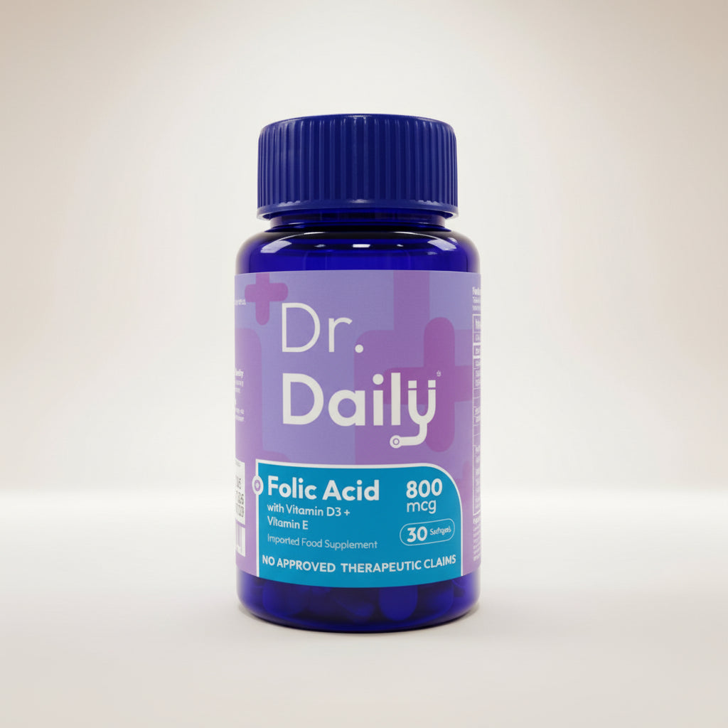 DR DAILY FOLIC ACID with VITAMIN D3 + VITAMIN E