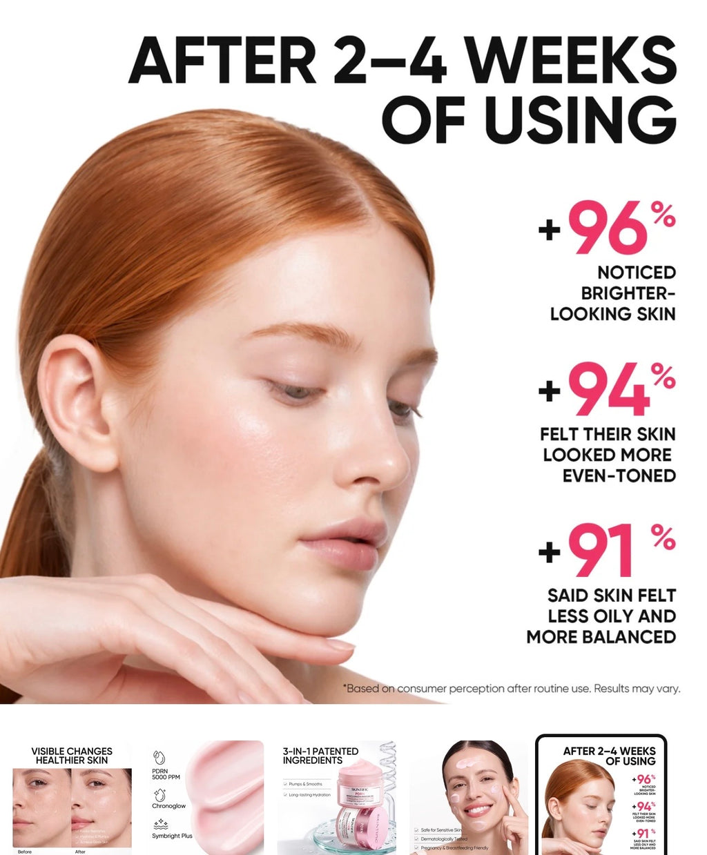 PDRN Bright & Smooth Moisture Gel Cream Moisturizer