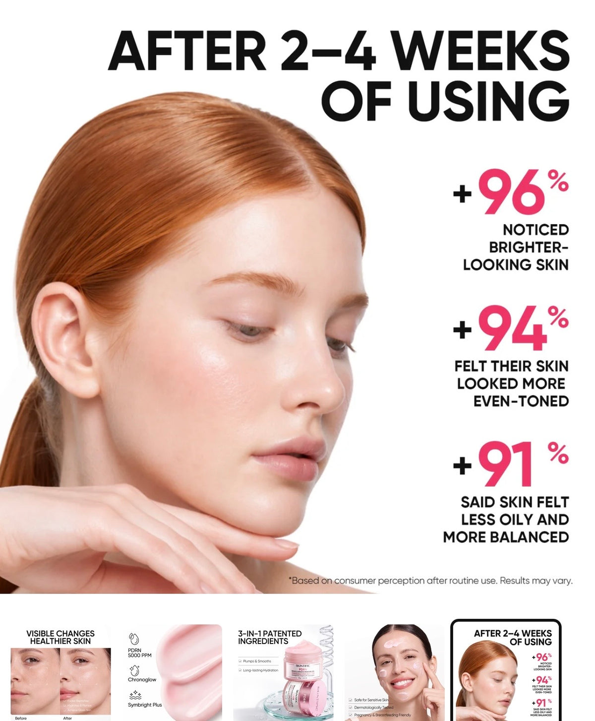PDRN Bright & Smooth Moisture Gel Cream Moisturizer