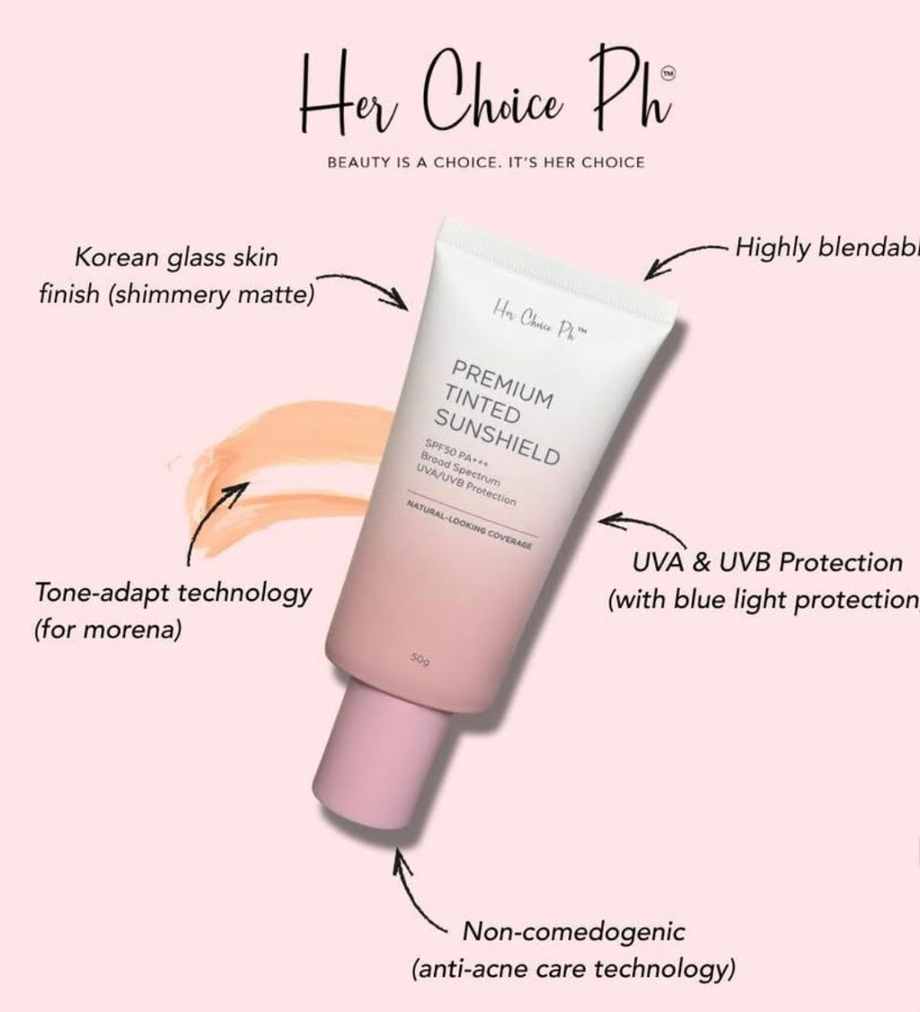 Herchoice Ph Premium Tinted Sunscreen SPF 50