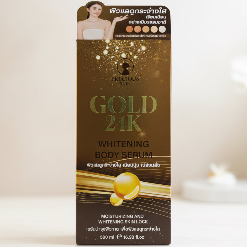 PRECIOUS SKIN GOLD 24k WITENING BODY SERUM 500ml