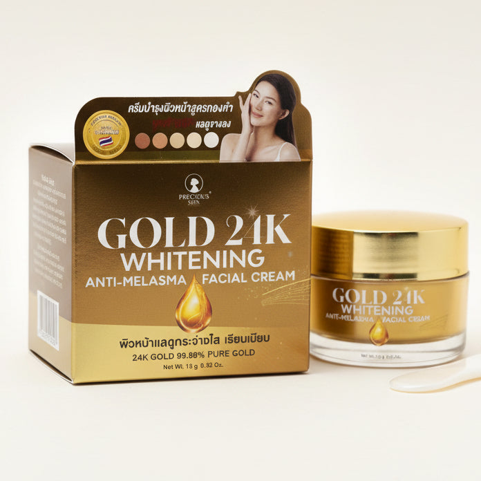 Precious Skin Gold 24k Whitening Anti Melasma Cream