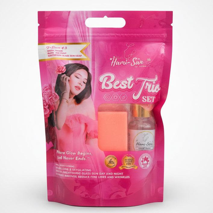 Hami-san Best Trio skincare Set (New Packaging)
