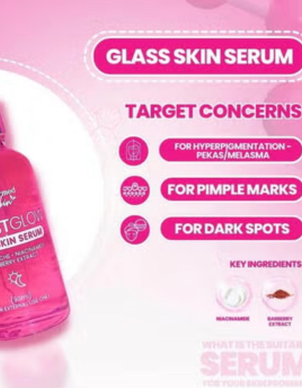 Honest Glow Glass Skin Serum 50 ML ( refill pack )