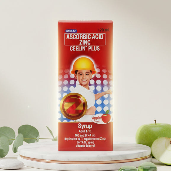 ASCORBIC ACID ZINC CEELIN PLUS SYRUP 120ml
