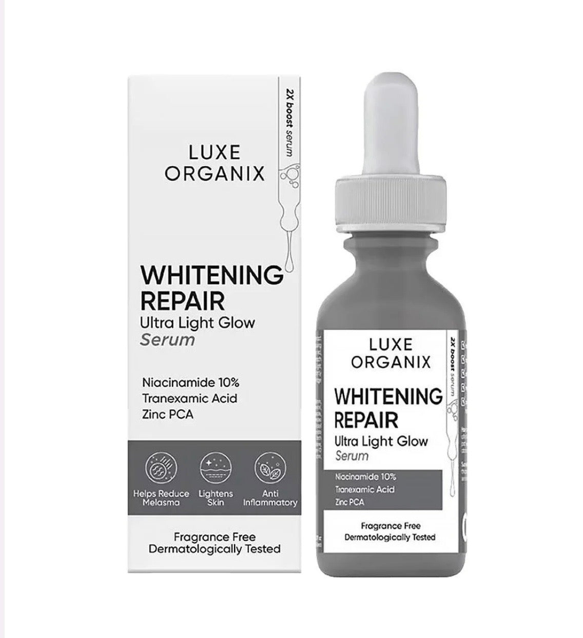 Luxe Organix Whitening Repair Ultra Light Glow Serum 30ml