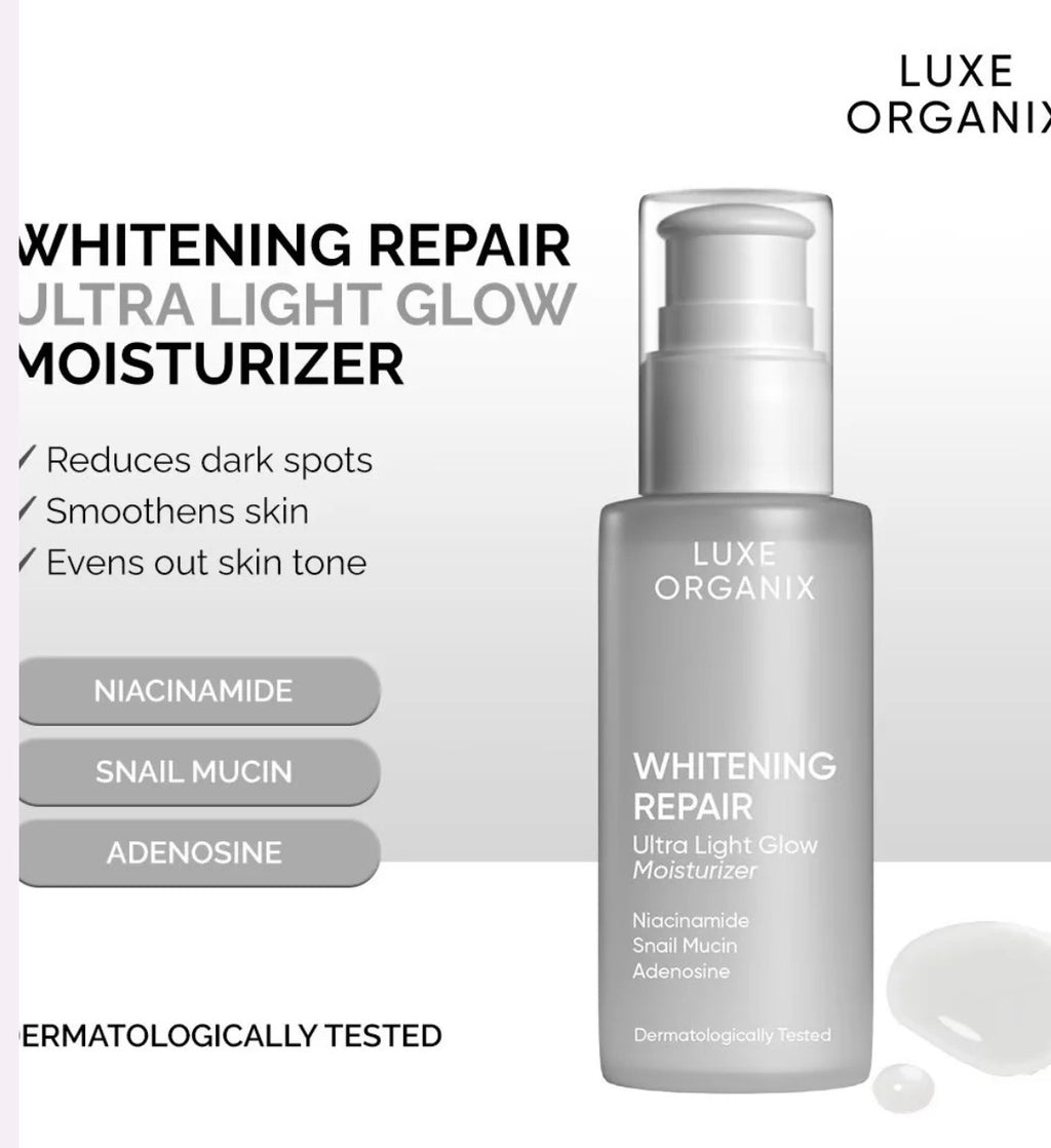 Luxe Organix Whitening Repair Ultra Light Glow Moisturizer 80ml