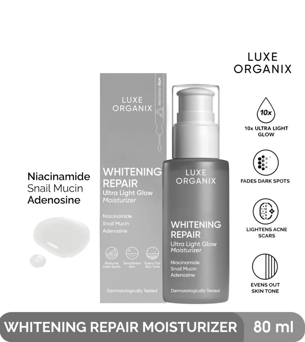 Luxe Organix Whitening Repair Ultra Light Glow Moisturizer 80ml