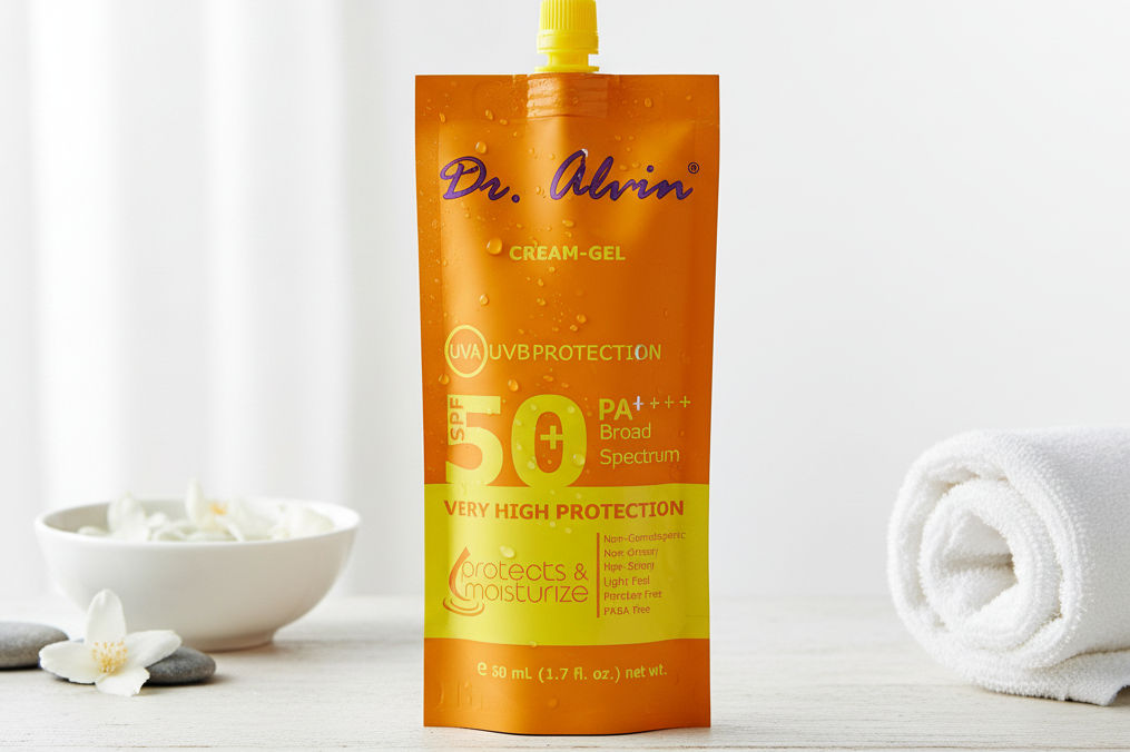 Dr. Alvin Sunscreen CREAM-GEL SPF 50 PA++++, 50g
