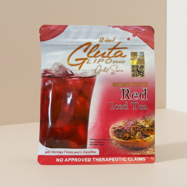 Gluta Lipo 12 in 1 - Red Iced Tea 10 Sachets