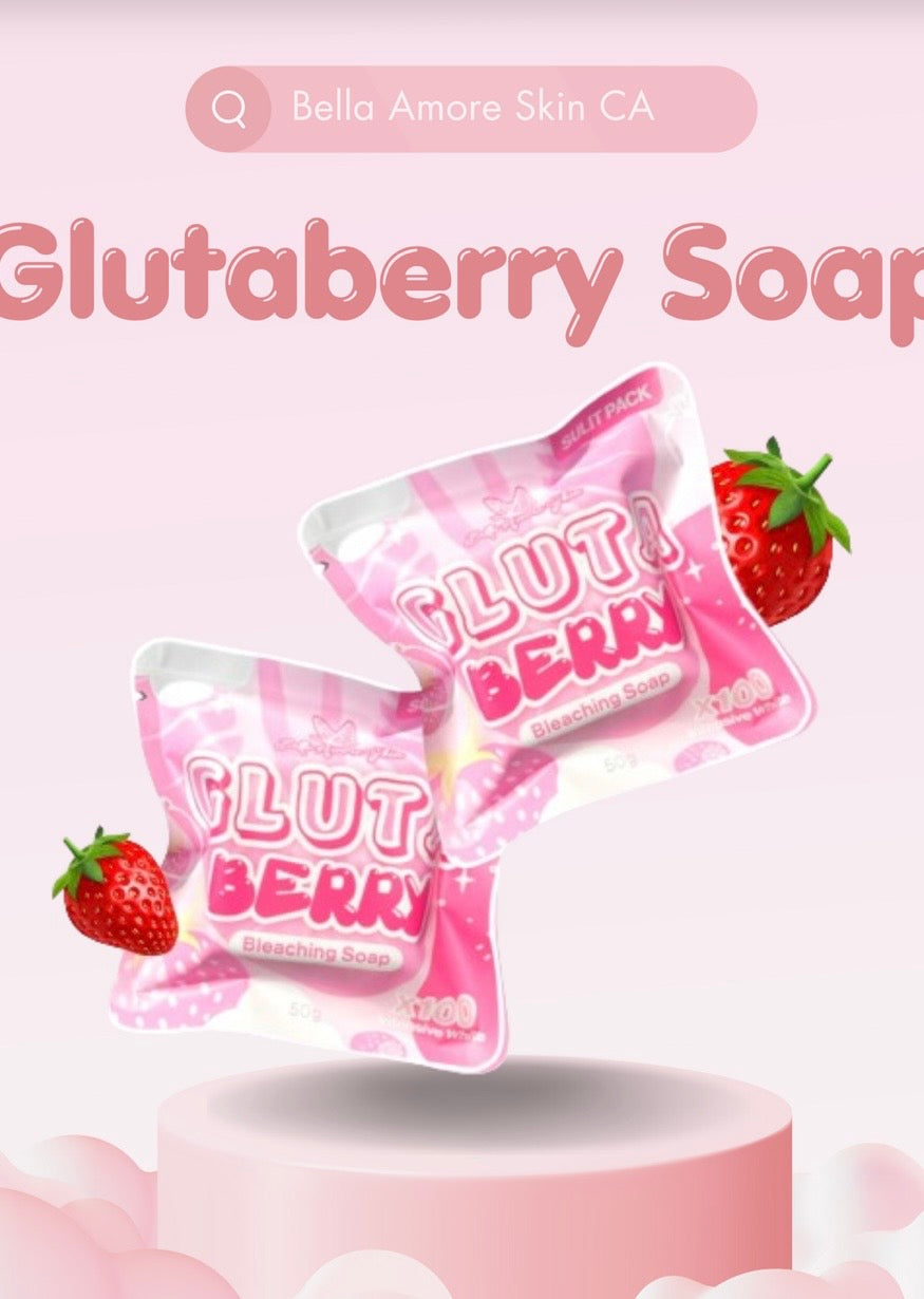 Gluta Berry Soap By Bella Amore 50g