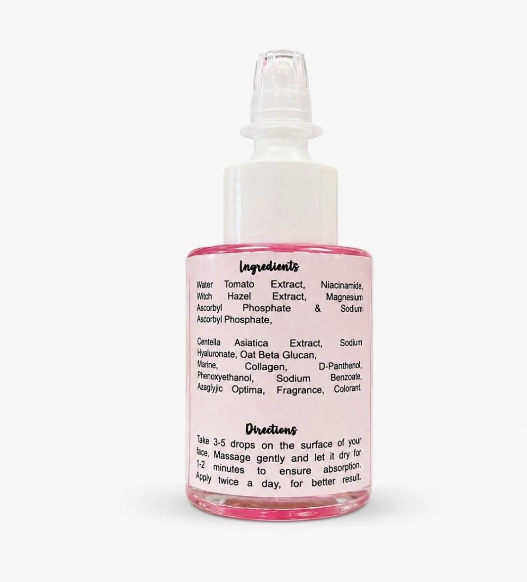 Hami-San Facial Serum 30mL – Niacinamide & Vitamin C Glow Serum with Hyaluronic Acid & Centella | Lightweight Hydrating & Smoothing Skin Care Formula