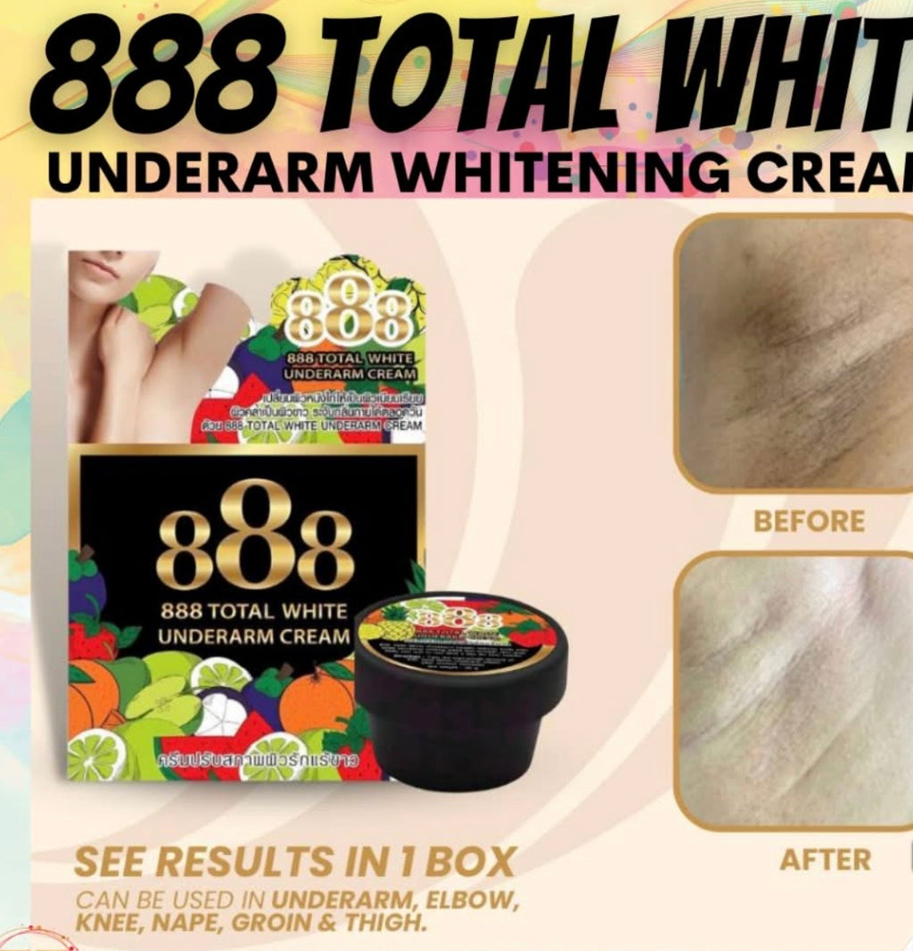 888 Total White Underarm Cream – 35g