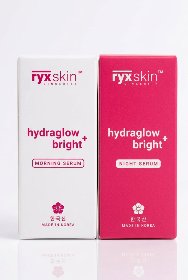 RYX Skincerity Hydraglow Bright+ Serum Set — Morning & Night