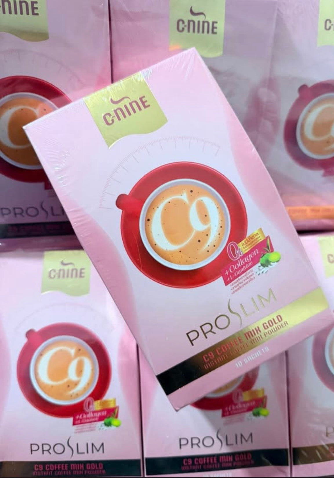 C9 COFFEE  INSTANT COFFEE POWDER WITH COLLAGEN AND NATURAL EXTRACTS /  10 Sachets