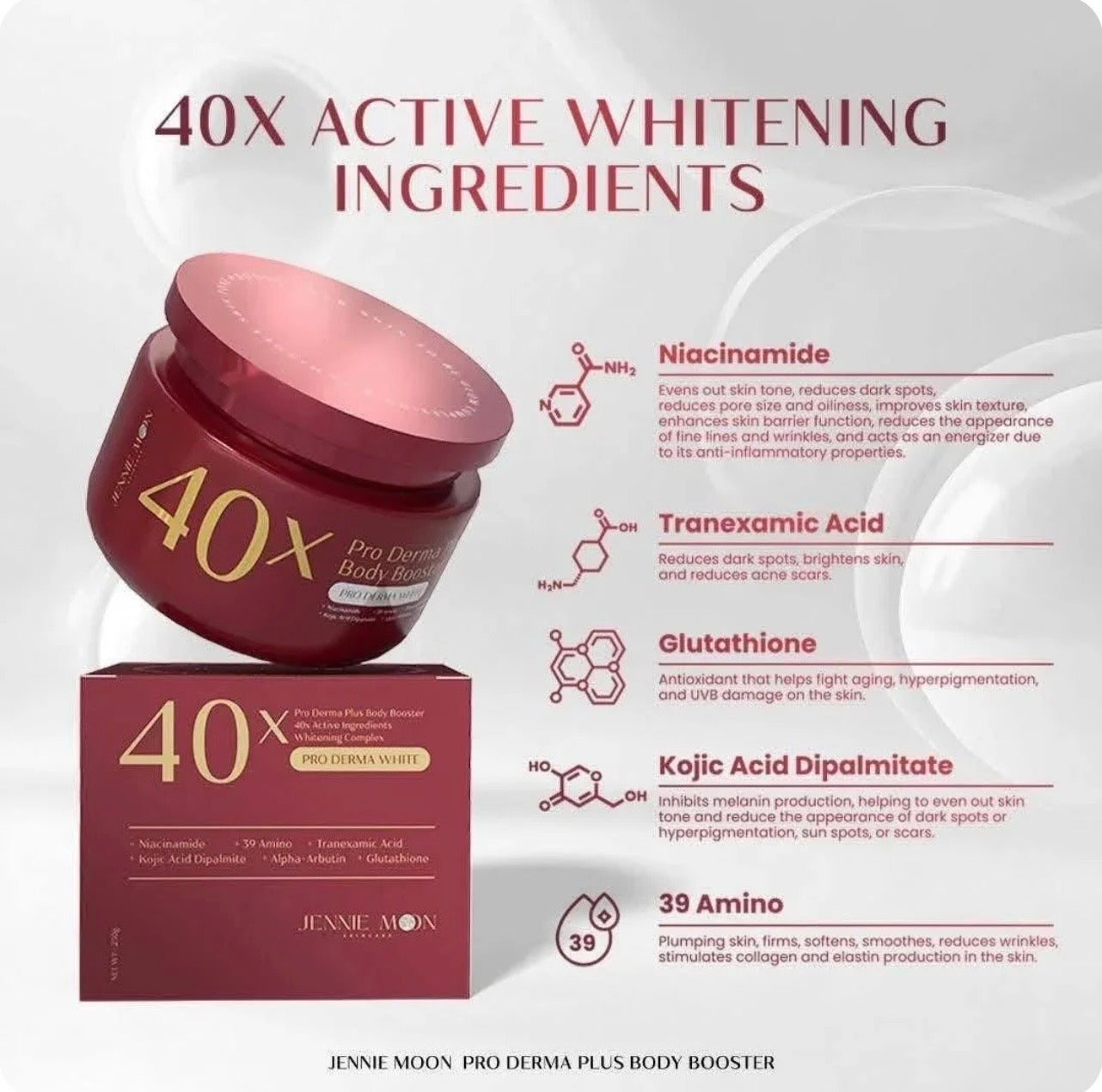 Jennie Moon - 40X Pro Derma Plus Body Booster 250ml