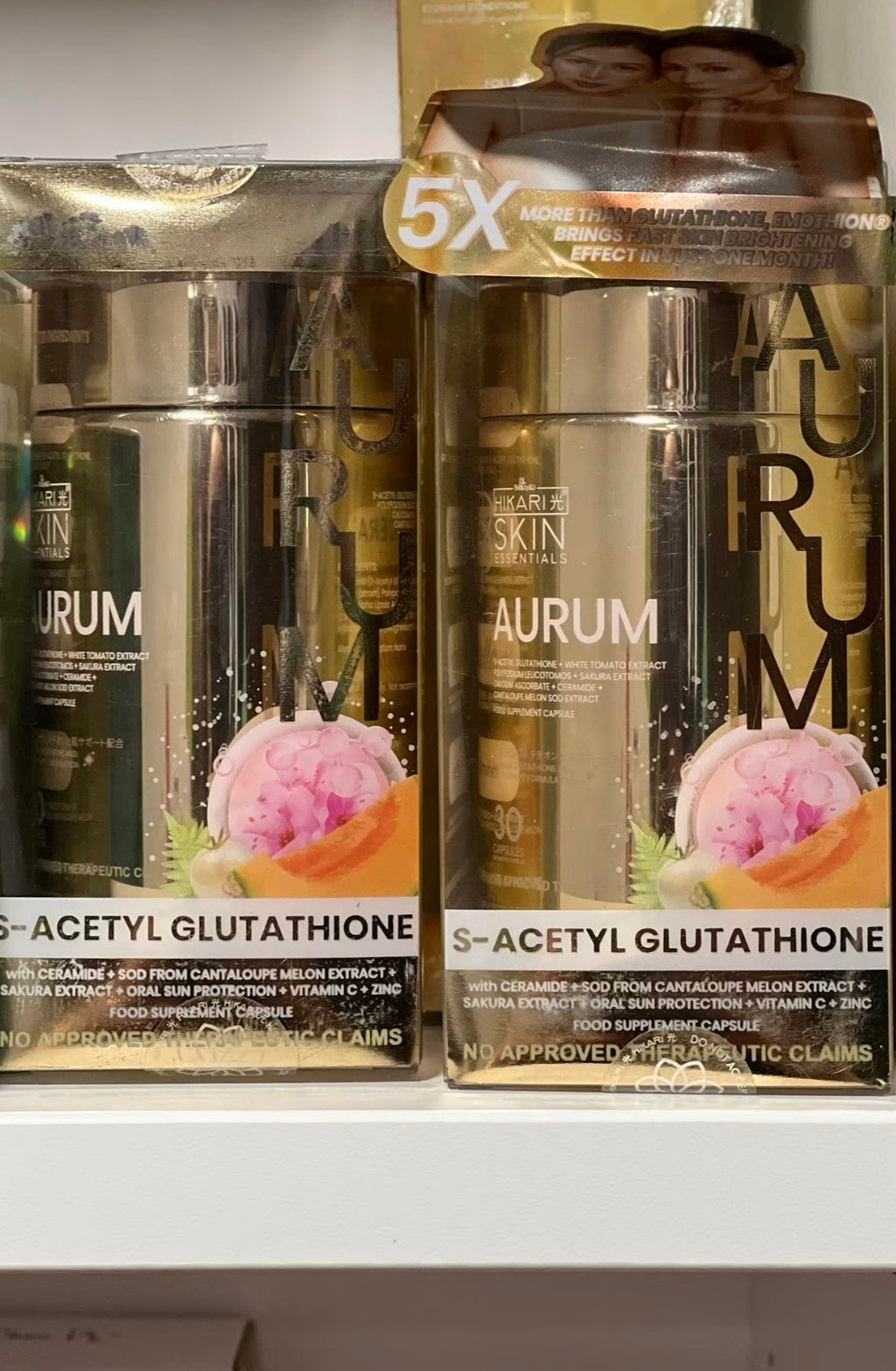 Hikari Skin Essentials AURUM S-Acetyl Glutathione 30 Capsules