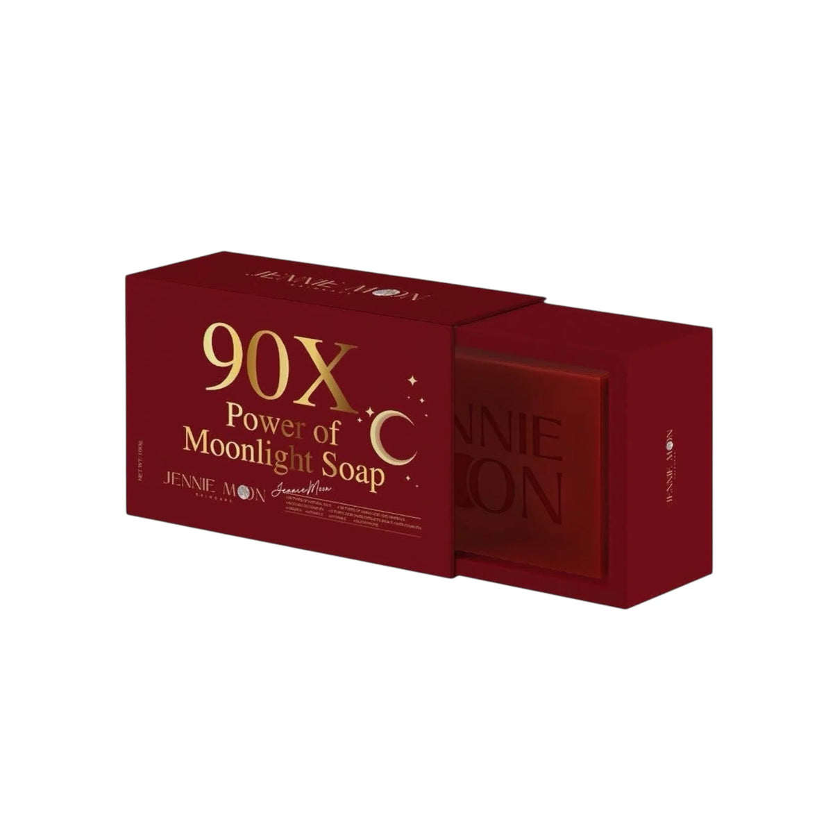 JENNIE MOON C 90X Moonlight Facial Soap 160g – 20 Natural Oils, Avocado Complex, Amino Acids, Niacinamide, Vitamin C & E, Glutathione, Hyaluronic Acid