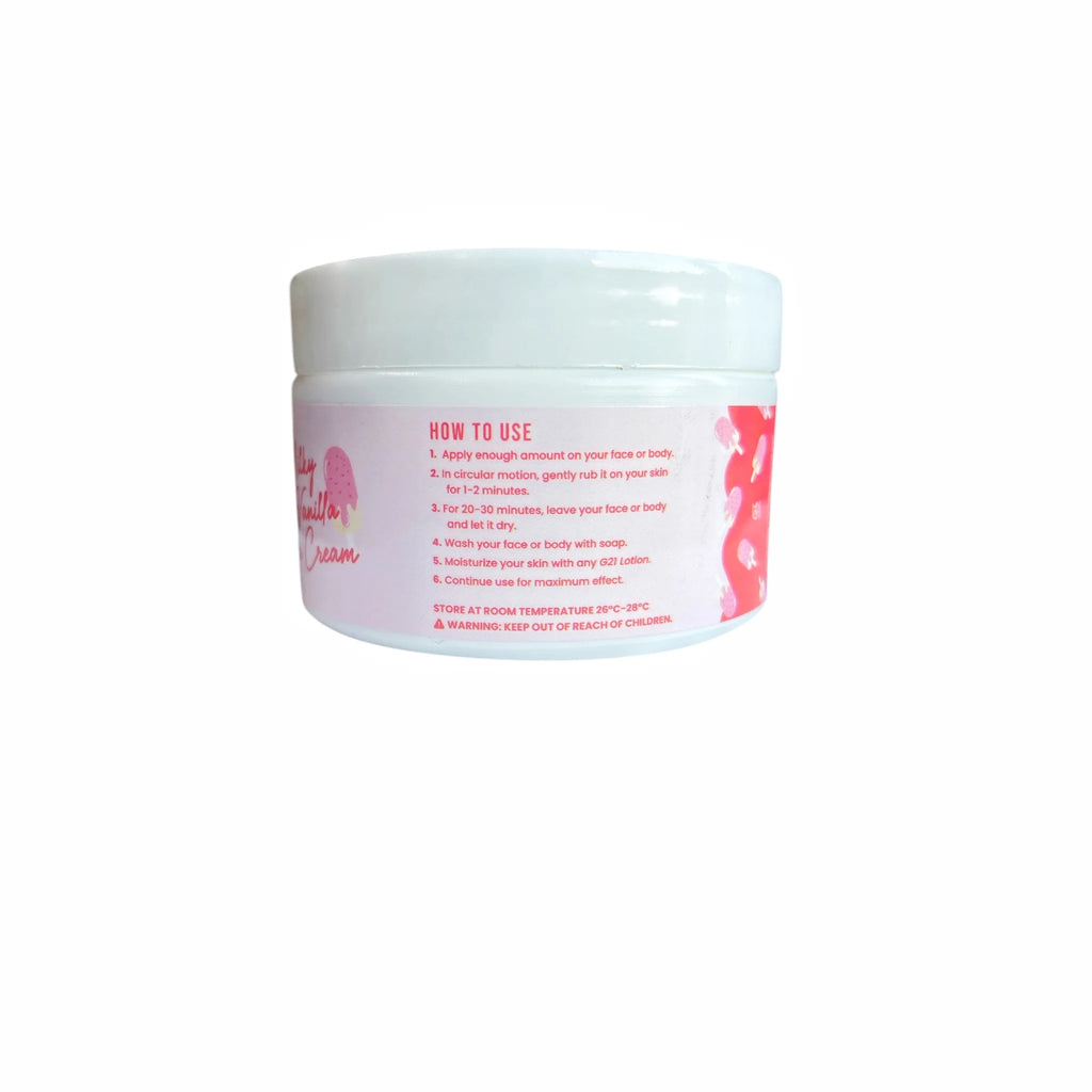 G21 Pure Kojic Bleaching Scrub with Milky Vanilla Ice Cream 300G