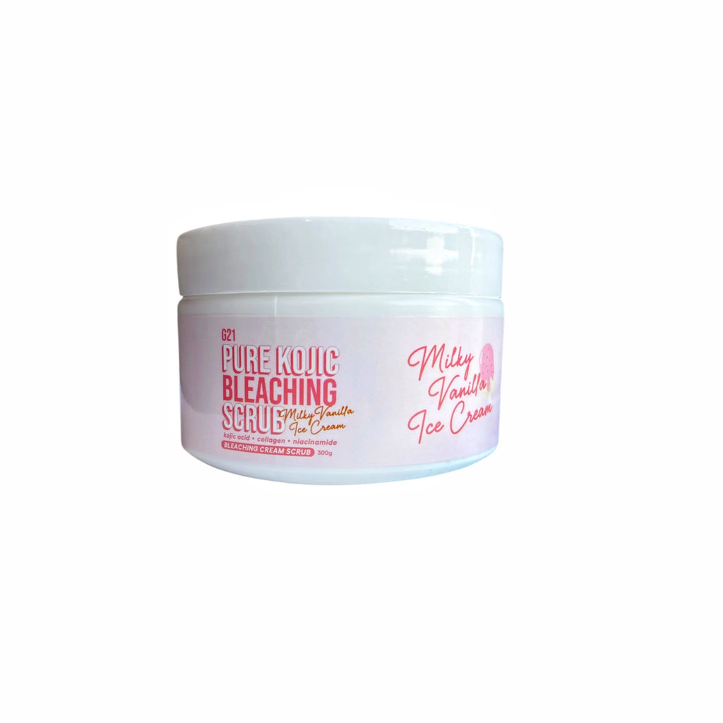 G21 Pure Kojic Bleaching Scrub with Milky Vanilla Ice Cream 300G
